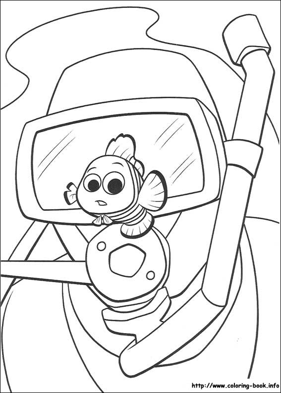 Finding Nemo coloring picture